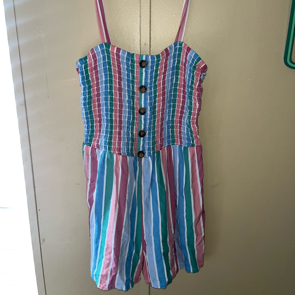 Striped Multicolor women’s Romper